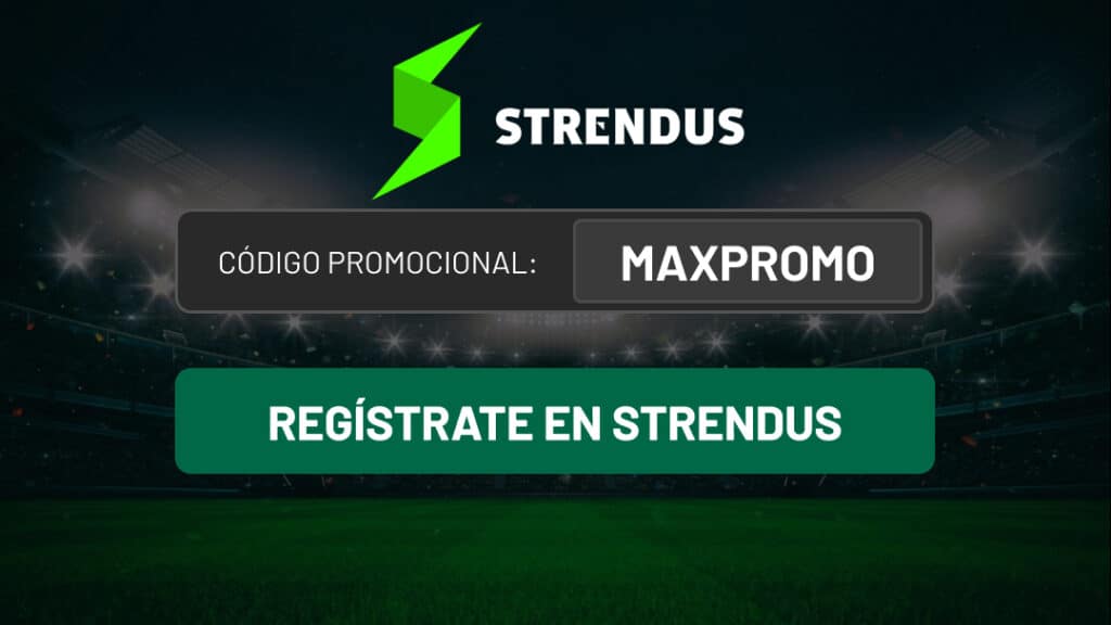 c&oacute;digo promocional Strendus "MAXPROMO"